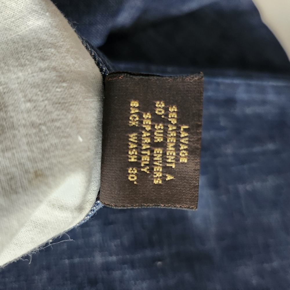 👖Louis Vuitton Dark Blue Straight Leg Jeans Authentic 👖 - Picture 16 of 16